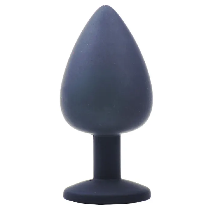 Loveoutlet Anal | Large Black Jewelled Silicone Butt Plug Loveoutlet Anal | Large Black Jewelled Silicone Butt Plug