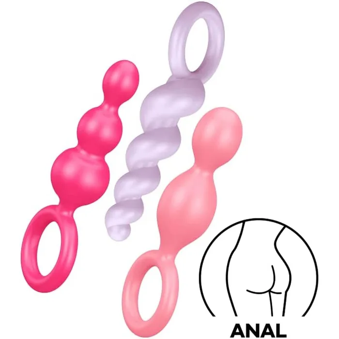 Satisfyer Pro Anal | Satisfyer Booty Call Set Of 3 Multicolour Anal Plugs