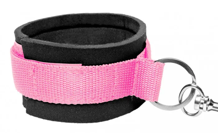 XR Brands Frisky Vibrators | Frisky Pink Bedroom Restraint Kit XR Brands Frisky Vibrators | Frisky Pink Bedroom Restraint Kit