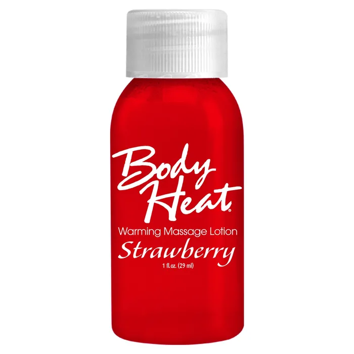 Body Heat Warming Massage Lotion 1 Fl Oz Strawberry Pipedream Female Sex Toys