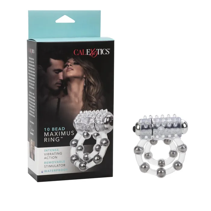 California Exotic Male Sex Toys | 10 Bead Maximus Cock Ring
