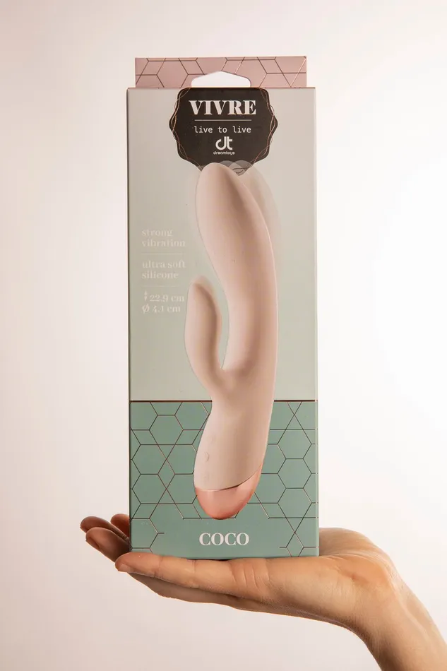 Coco Rabbit Vibratore in Silicone Rosa | TONGA Female Sex Toys