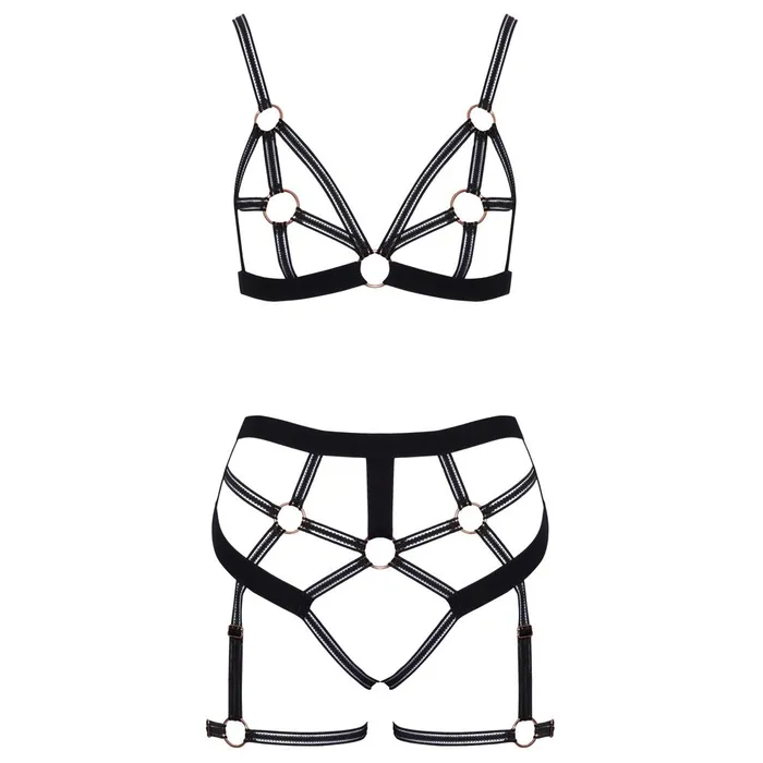 Couples | Cottelli Collection Bondage Strappy Bra Set Couples | Cottelli Collection Bondage Strappy Bra Set
