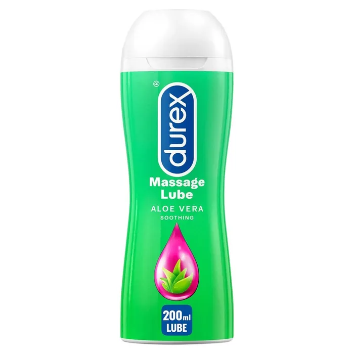 Couples Durex Massage Lube Aloe Vera Soothing 200ml Durex Condoms