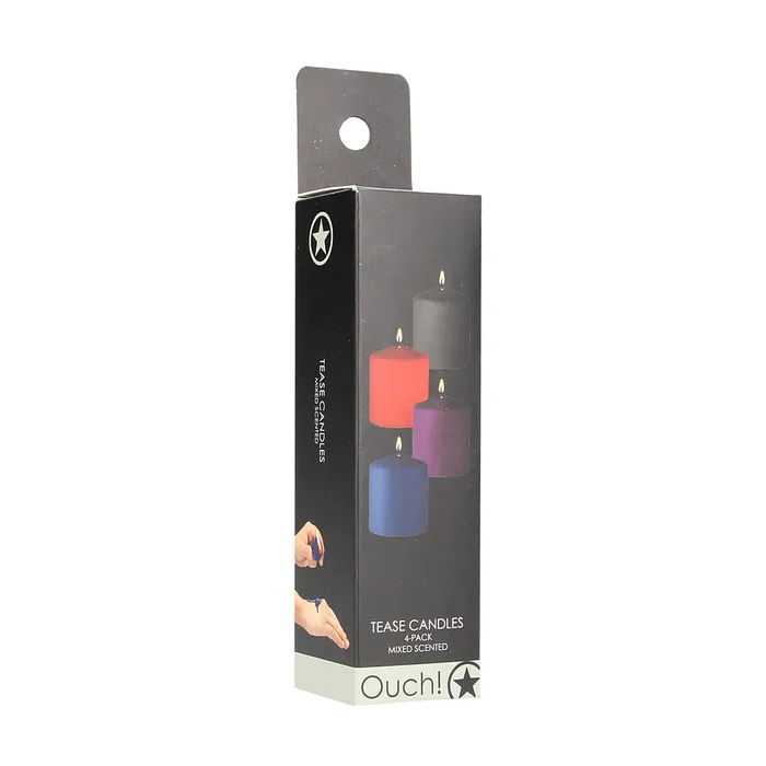 Couples | Shots Toys Ouch 4 Pack Of Mixed Scented Tease Candles Couples | Shots Toys Ouch 4 Pack Of Mixed Scented Tease Candles