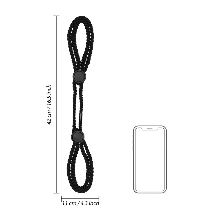 Couples | Shots Toys Ouch Adjustable Rope Hand Cuffs Couples | Shots Toys Ouch Adjustable Rope Hand Cuffs