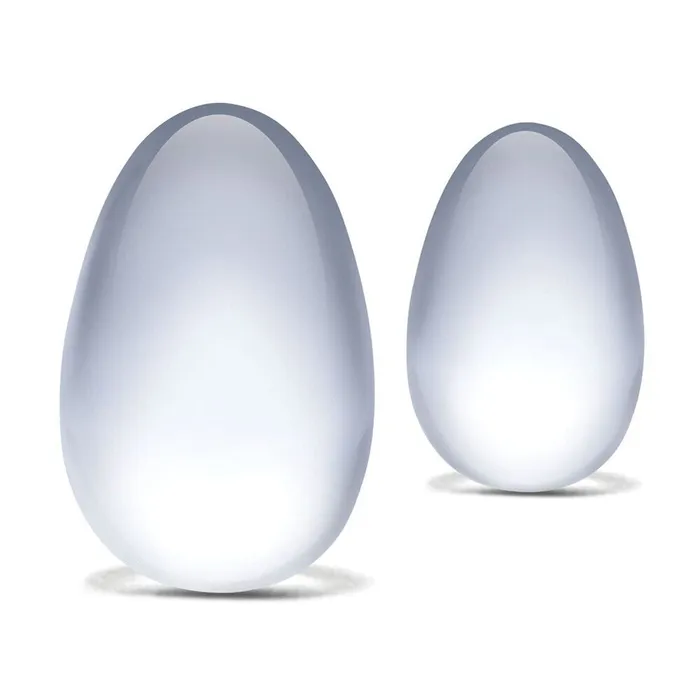 Dildos Glass Yoni Eggs 2 Piece Set Various Toy Brands