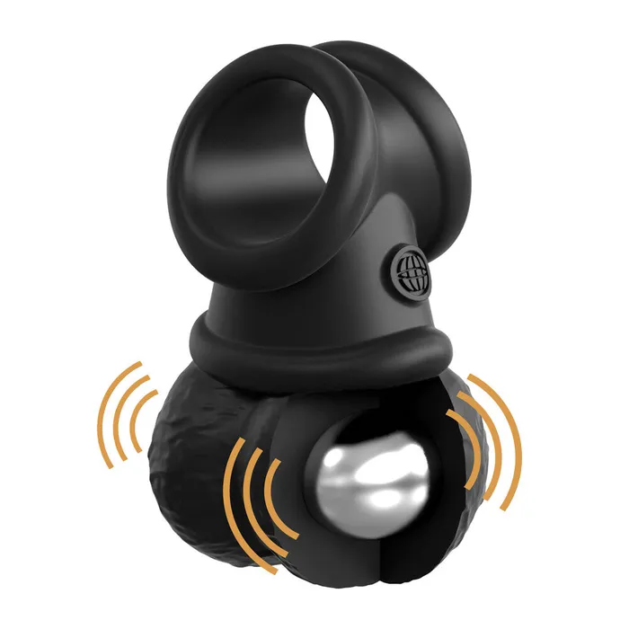Dildos PipeDream King Cock The Crown Jewels Weighted Swinging Vibrating Balls