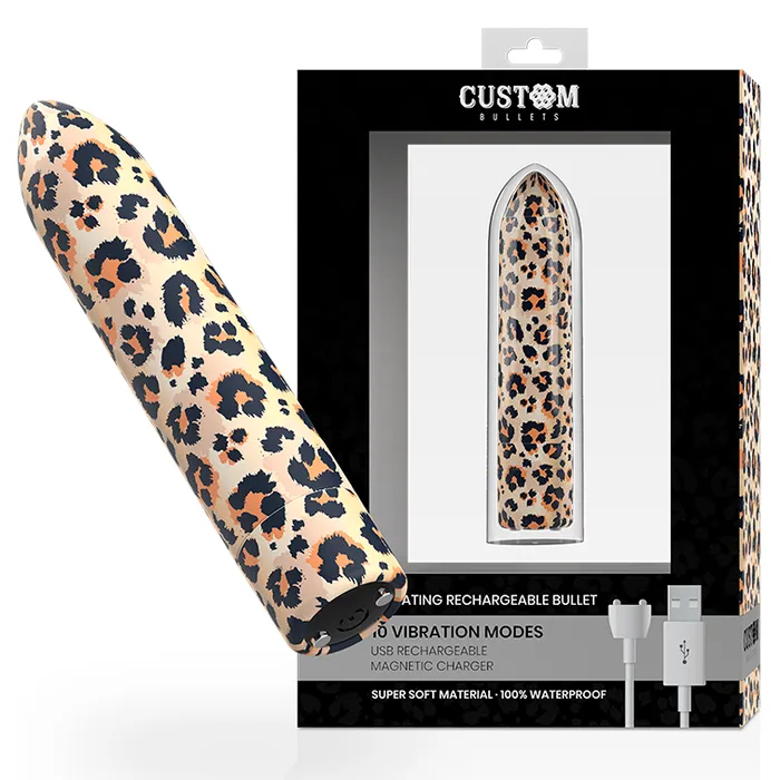 Female Sex Toys | CUSTOM Bullet Mini Vibratore Leopard