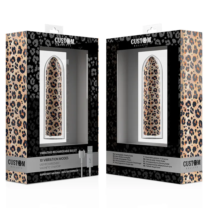 Female Sex Toys | CUSTOM Bullet Mini Vibratore Leopard
