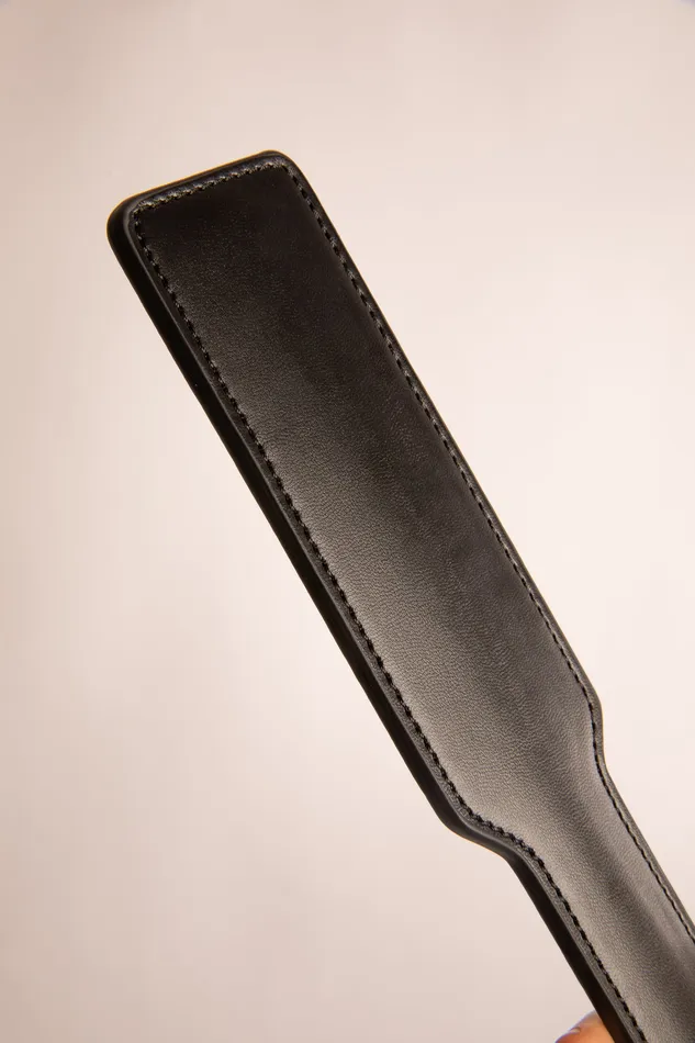 Female Sex Toys | O-PRODUCTS Paddle in Eco Pelle Nera