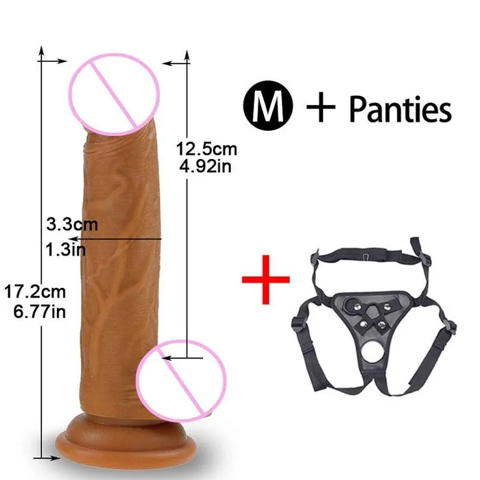 Female Sex Toys | Pênis Silicone Realista - 18+sexyshop