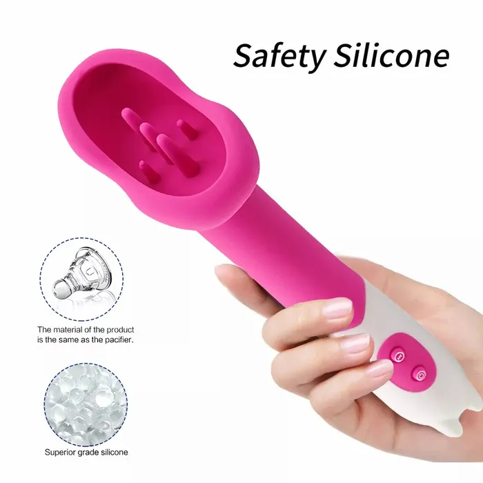 Female Sex Toys | Rechargeable Clit Licking Tongue Sucking Vibrator G-Spot Oral Sex Toys for Women - secretera