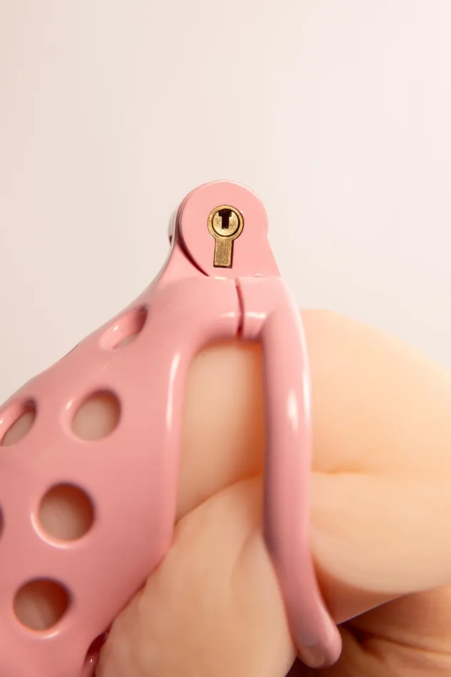 Female Sex Toys | RIMBA Gabbia per Pene Regolabile in Plastica Rosa