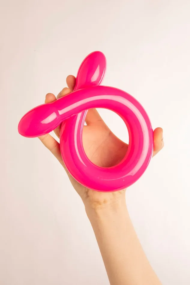 Female Sex Toys | SCALA Whammy Doppio Dildo in Silicone Rosa