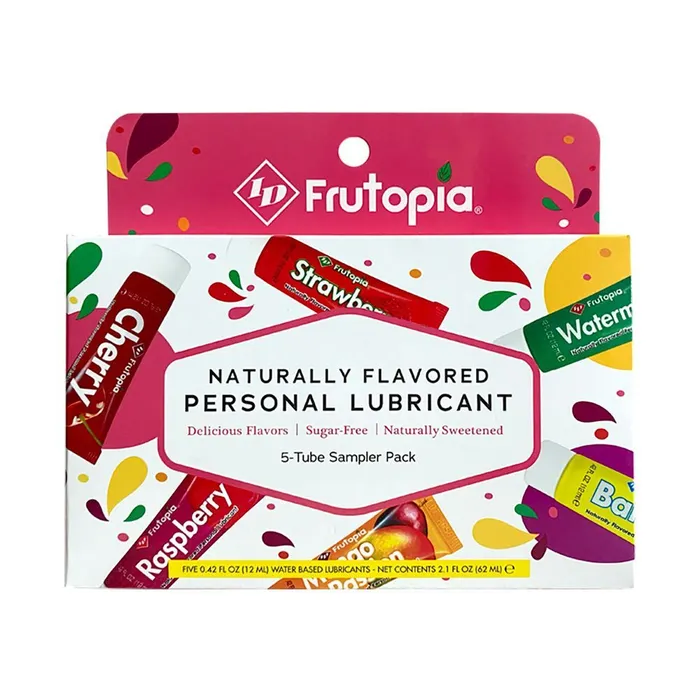 ID Frutopia Assorted 5 Tube Sampler Pack | ID Lube Enhancers