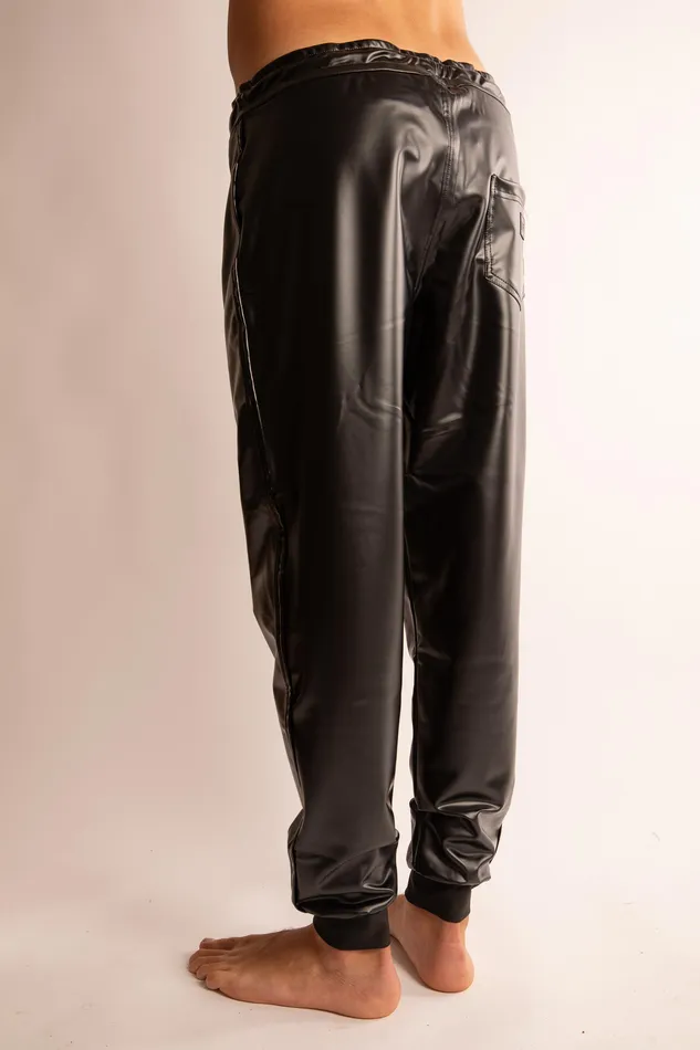 Joggers in Vinile Nero | ORION Female Sex Toys