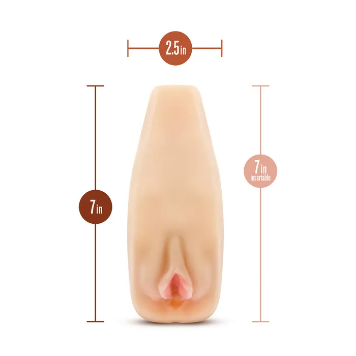 M Elite Soft and Wet Natasha Self Lubricating Masturbator | Blush Novelties Male Sex Toys