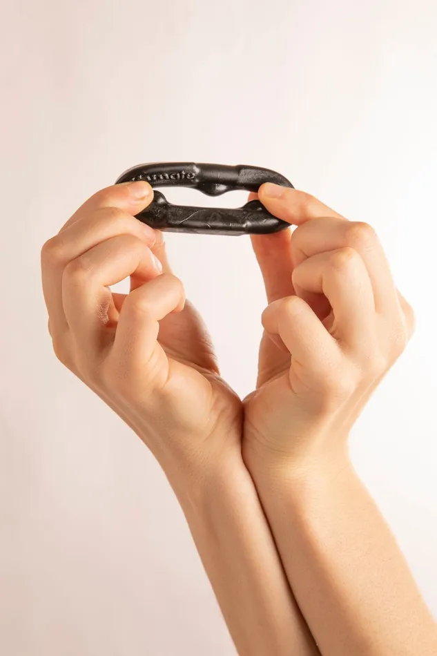 Male Sex Toys | SCALA Gladiator Cock Ring in Silicone Nero