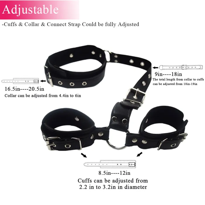 MISSTU Couples | Neck to Wrist Restraints Kit MISSTU Couples | Neck to Wrist Restraints Kit