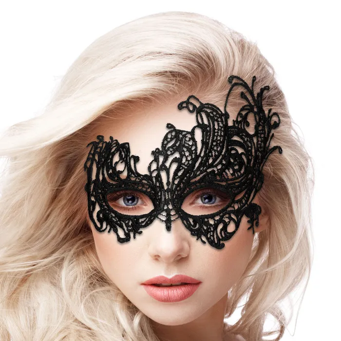 Ouch Royal Black Lace Mask | Shots Toys Anal