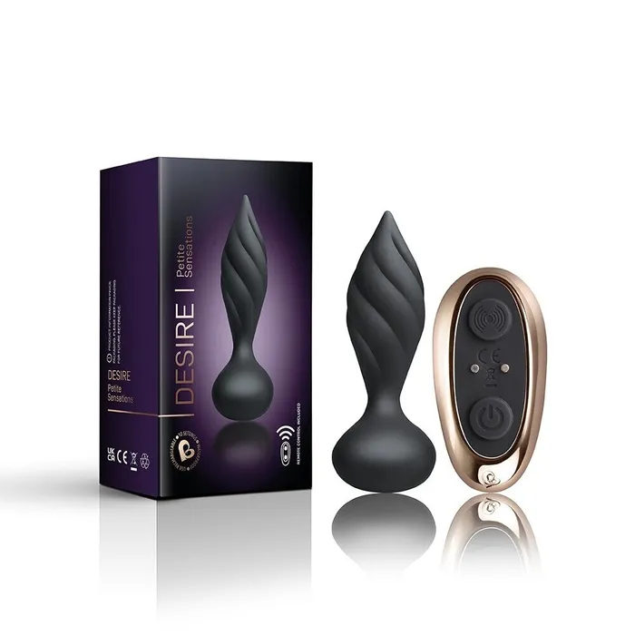 Rocks Off Ltd Anal | Rocks Off Petite Sensations Desire Butt Plug Black