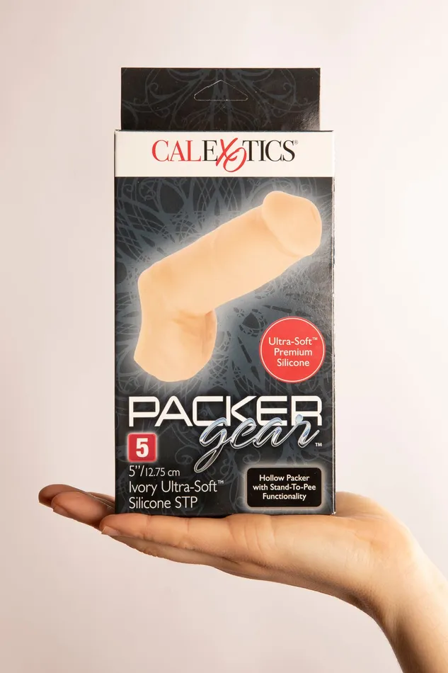 SCALA Vibrators | Packer Stand to Pee Ivory 5in