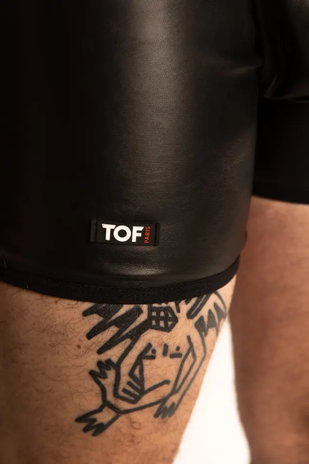 TOF PARIS Female Sex Toys | Kinky Tutina da Uomo in Eco Pelle