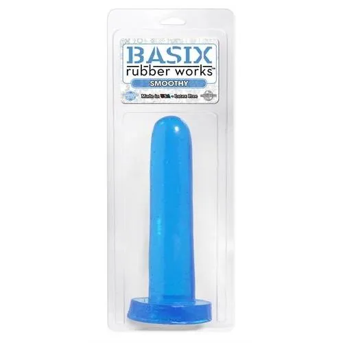 Vibrators Basix Rubber Works Smoothy Blue Pipedream