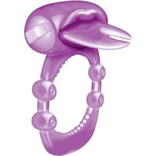 Vibrators Hott Products Xtreme Vibes Forked Tongue Purple