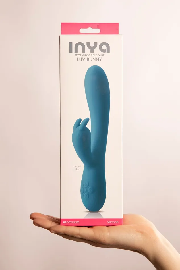 Vibrators | Inya Luv Bunny Vibratore Rabbit Blu - TONGA