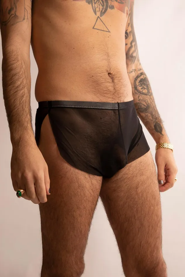 XIAOLAN Female Sex Toys Pantaloncino in Mesh